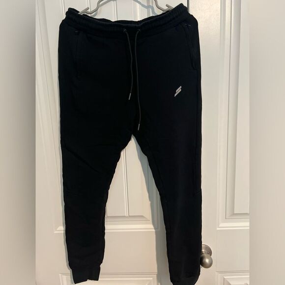DoYouEven Men's Black Joggers Size Large - Athletic Sweatpants w/ Zip Pockets - Picture 5 of 9